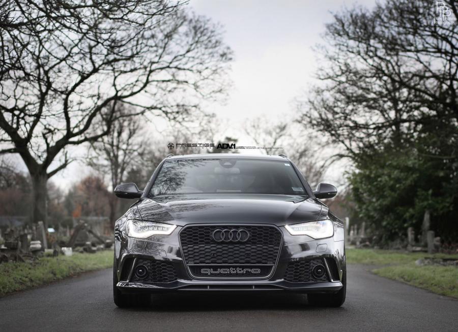  Audi RS6 Avant on ADV.1 Wheels (ADV08TRACK) 2015 года  (фото 9 из 19)